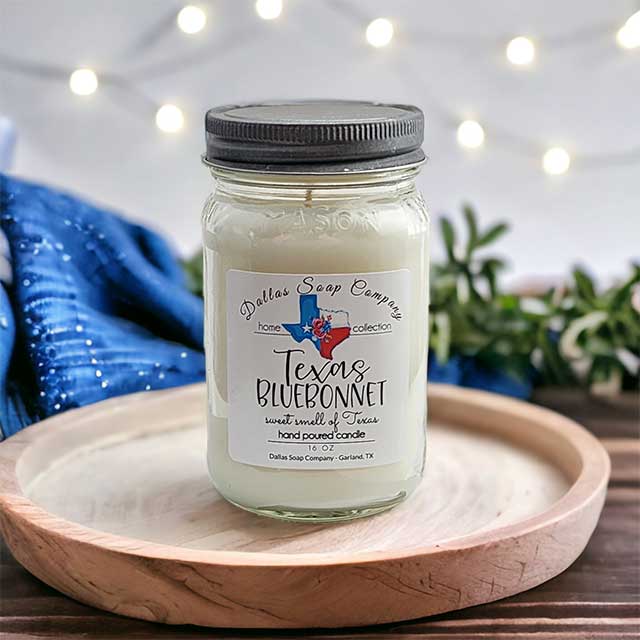 Mason Jar Candles - Hand Poured in Texas - Dallas Soap Company