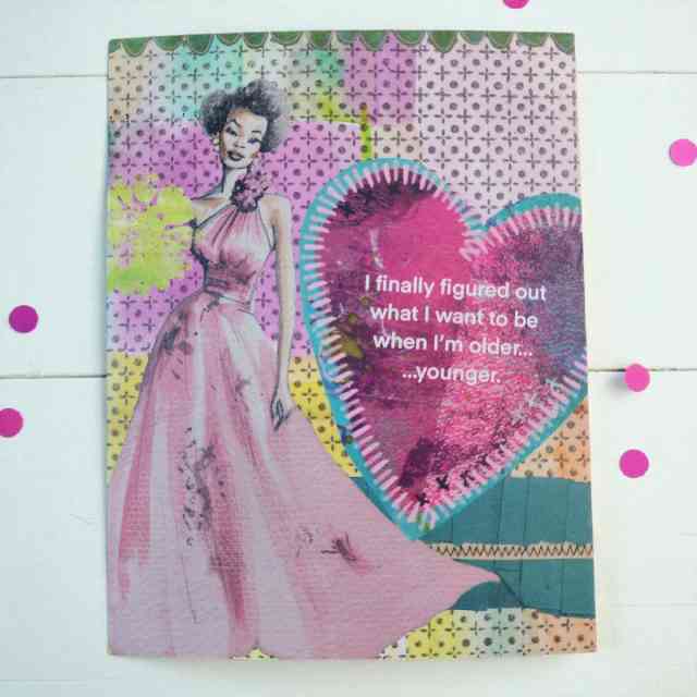 Vintage Retro Birthday Card