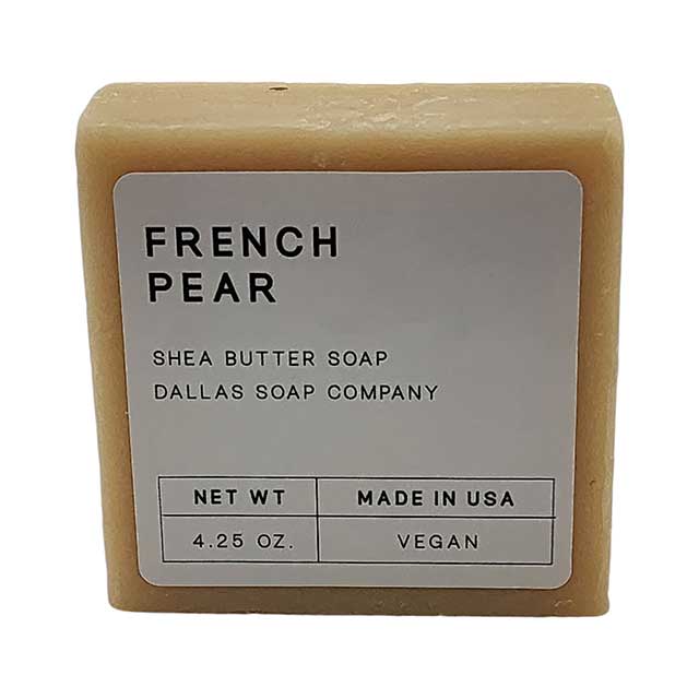 French Pear Soap - Dallas Soap Company
