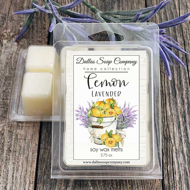 Lemon Lavender Soy Wax Melts - Dallas Soap Company