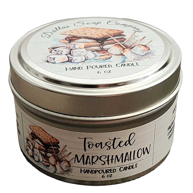 Toasted Marshmallow Soy Blend Candle - Dallas Soap Company
