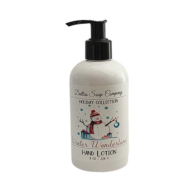 Winter Wonderland Cranberry Mint Hand Lotion - Dallas Soap Company