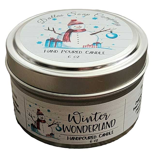 Winter Wonderland Soy Blend Candle - Dallas Soap Company