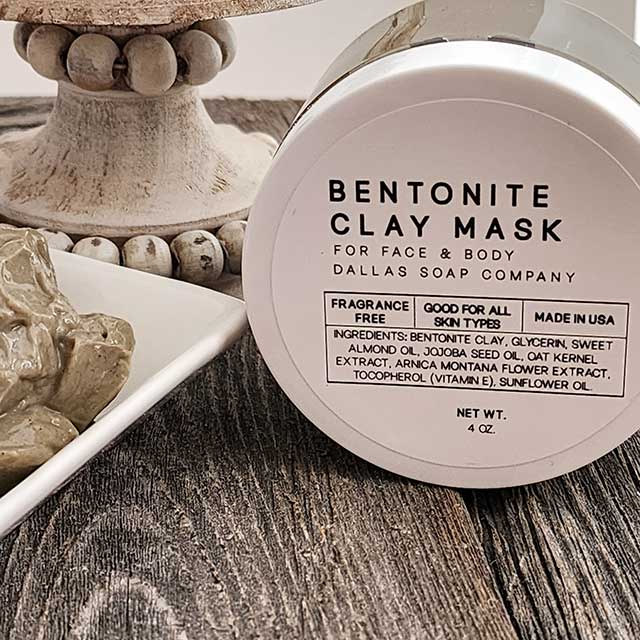 Bentonite Clay Face Body Mask Dallas Soap Company bentonite-clay-face-body-mask-dallas-soap-company