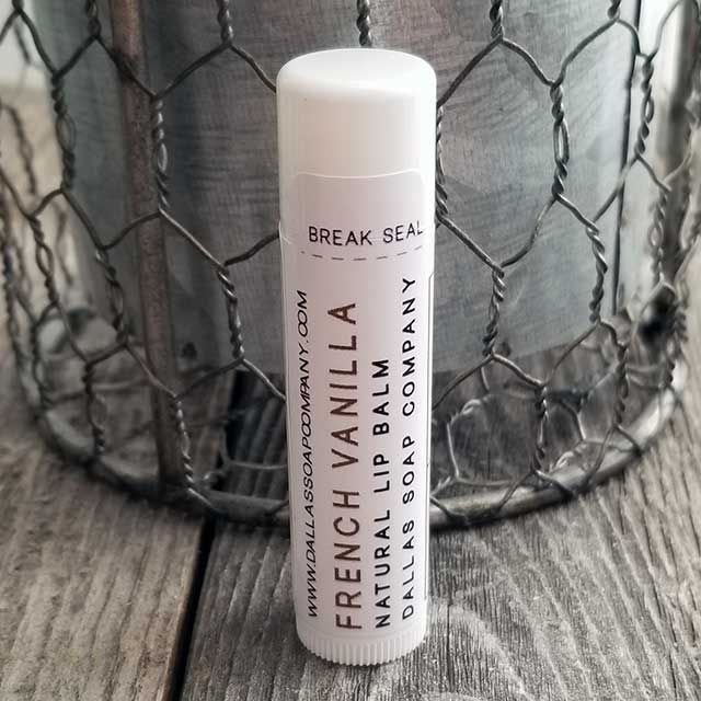 French Vanilla Lip Balm - Dallas Soap Company