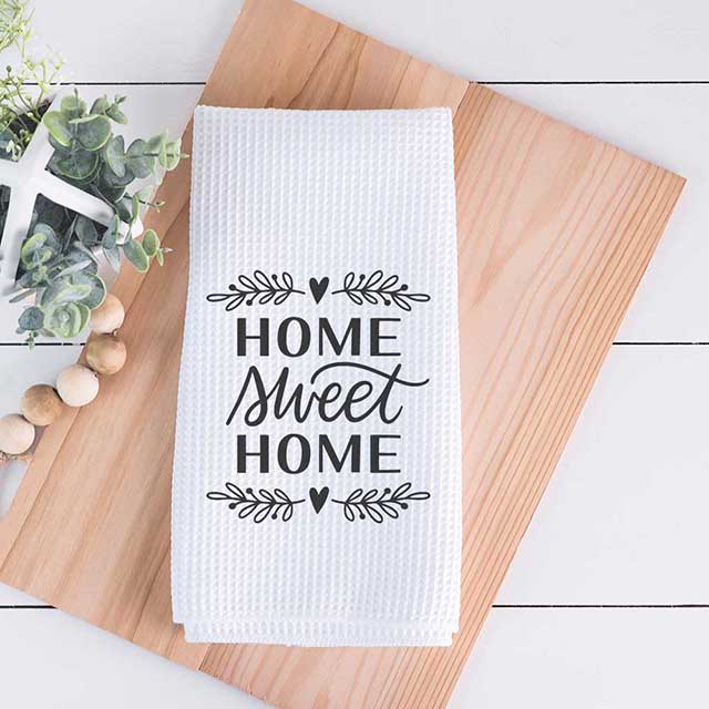 Home Sweet Home Tea Towel – Dallas Soap Company