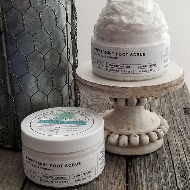 Peppermint Foot Scrub - Dallas Soap Company