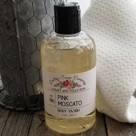 Pink Moscato Body Wash Dallas Soap Company DSC