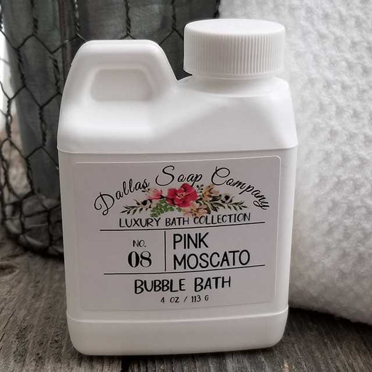 Pink Moscato Bubble Bath - Dallas Soap Company