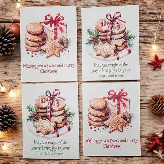 Christmas Cards Boxed Set - Cookies Design