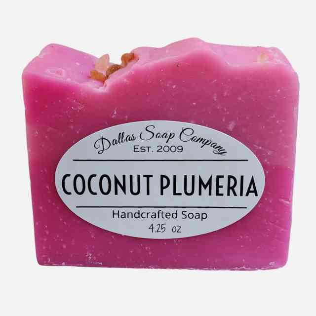 Coconut Plumeria Handcrafted Soap