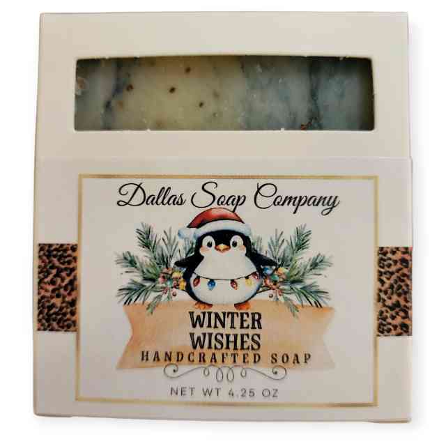 Winter Wishes Holiday Soap