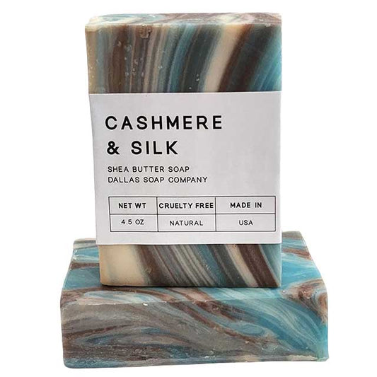 Cashmere & Silk Shea Butter Soap | Dallas Soap Company - Handmade Bath and Body Products