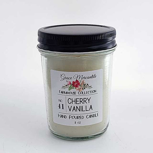 Cherry Vanilla Candle - Dallas Soap Company / Grace Mercantile