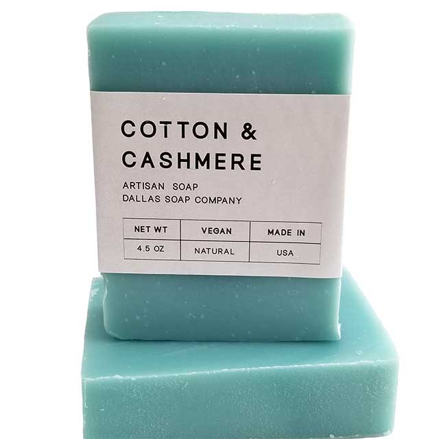 Cotton & Cashmere Soap - Dallas Soap Company