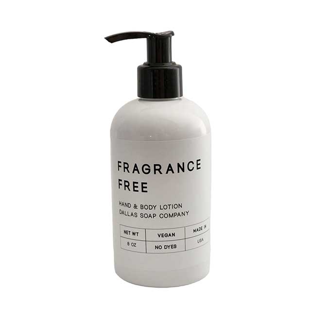 Fragrance Free Hand Lotion - Dallas Soap Company