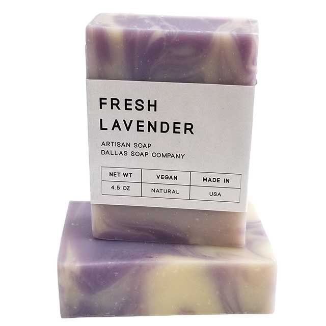 Fresh Lavender Artisan Soap - Dallas Soap Company
