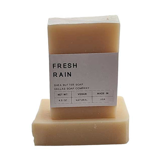 Fresh Rain Shea Butter Soap | Dallas Soap Company - Handmade in Texas