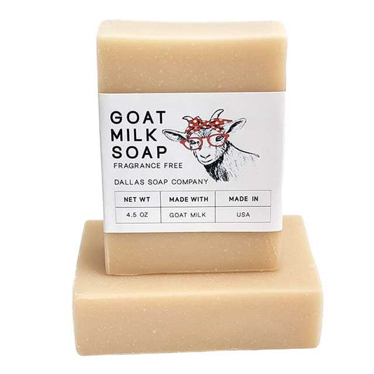 Fragrance Free Goat Milk Soap | Dallas Soap Company - made in Texas