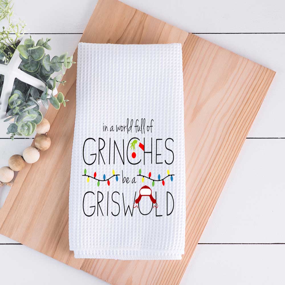 Grinches Griswold Christmas Tea Towel