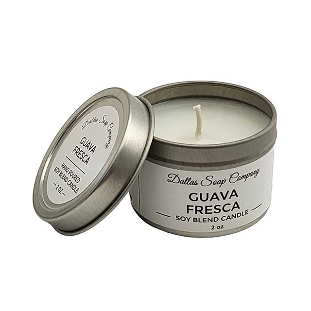 Mini Favor Candles - Guava Fresca - Dallas Soap Company