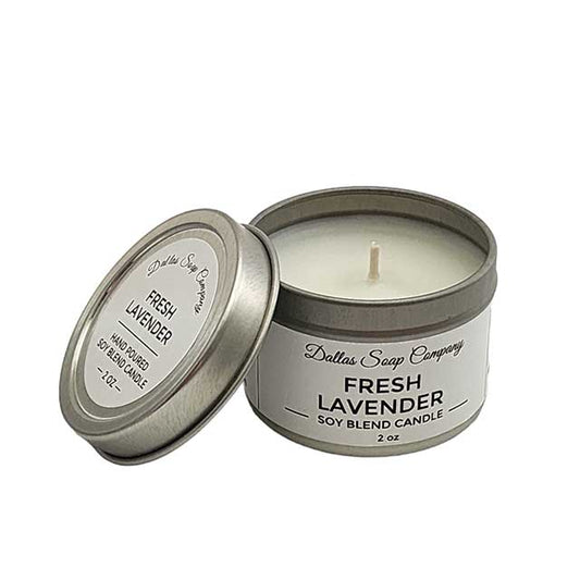 Fresh Lavender Candle Favors - Dallas Soap Company, Texas
