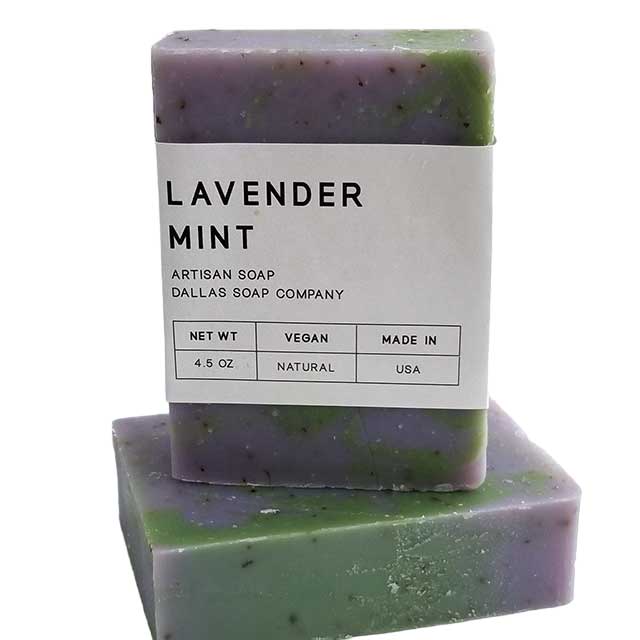Lavender Mint Soap | Handmade by Dallas Soap Company
