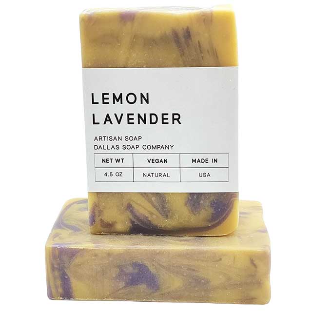 Lemon Lavender Handmade Soap | Dallas Soap Company, Dallas Texas