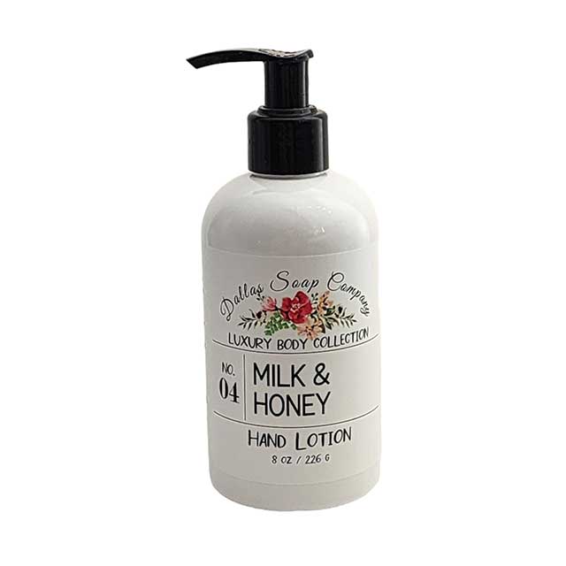 Milk and Honey Hand Lotion - 8 oz | Dallas Soap Company