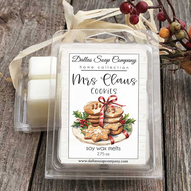 Mrs Claus Cookies Soy Wax Melts - Dallas Soap Company