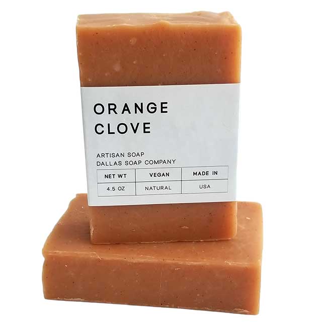 Orange Clove Soap - Handmade by Dallas Soap Company