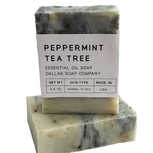 Peppermint Tea Tree Essential Oil Soap