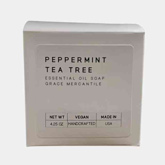 Peppermint Tea Tree Soap 2 - Grace Mercantile