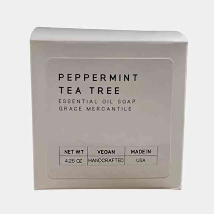 Peppermint Tea Tree Soap 2 - Grace Mercantile