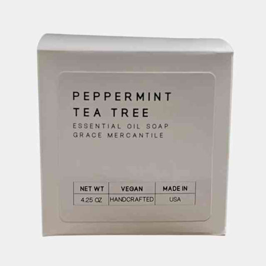 Peppermint Tea Tree Soap 2 - Grace Mercantile