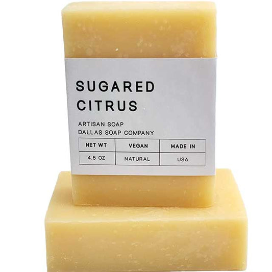 Sugared Citrus Artisan Soap - made in Texas by Dallas Soap Company