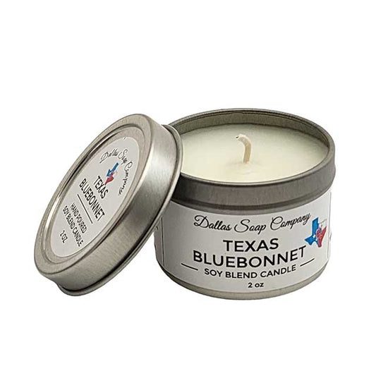 Texas Bluebonnet Mini Candles - Favors - Dallas Soap Company
