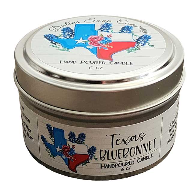 Texas Bluebonnet Candle - Dallas Soap Company