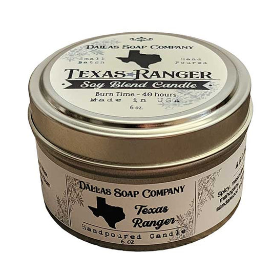 Texas Ranger Candle - Dallas Soap Company