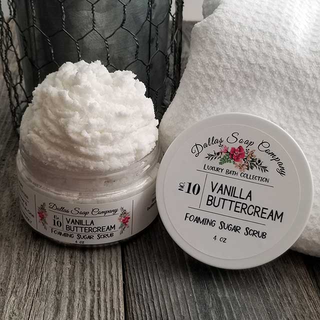 Vanilla Buttercream Foaming Sugar Scrub