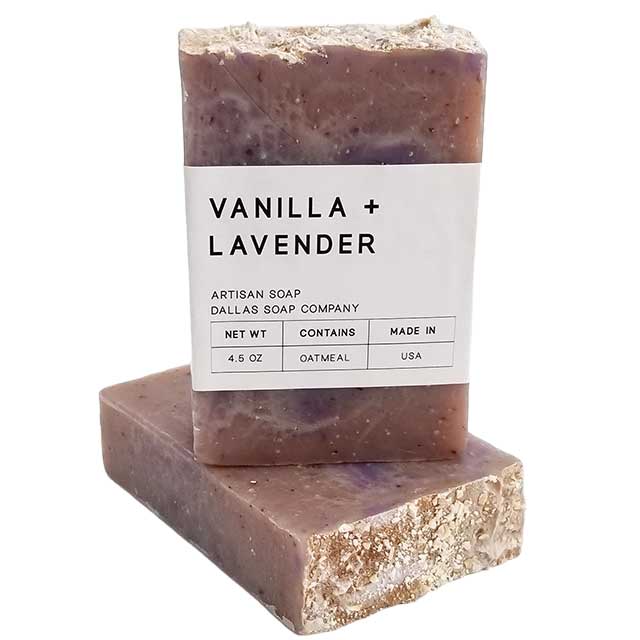 Vanilla Lavender Soap - Handmade by Dallas Soap Company