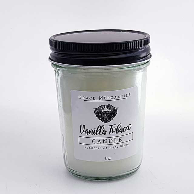 Vanilla Tobacco Candle - Dallas Soap Company / Grace Mercantile