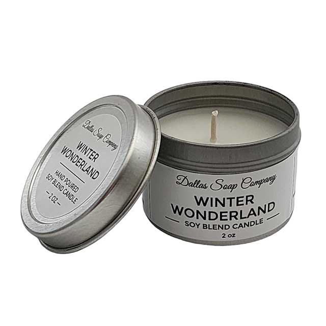 Mini Holiday Candles - Winter Wonderland - Dallas Soap Company