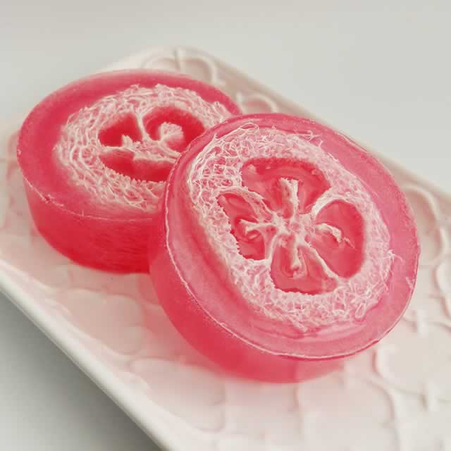 Citrus Pomegranate Loofah Soap