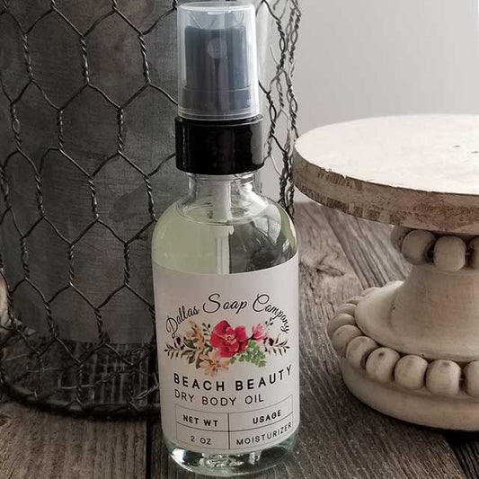 Beach Beauty Dry Oil Body Spray - Dallas Soap Company