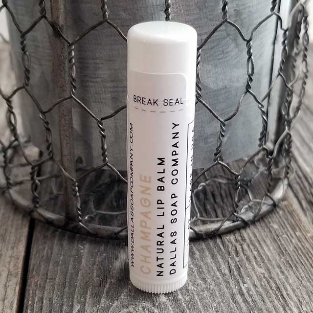 Champagne Lip Balm - Perfect for wedding favors