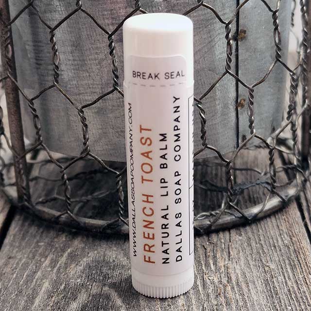 French Toast Lip Balm - Natural, Gluten Free | Dallas Soap Company - made in Texas