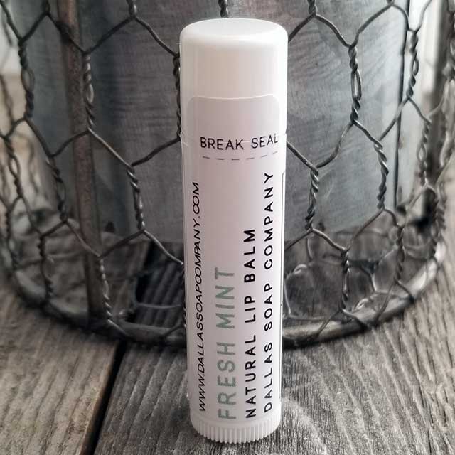 Fresh Mint Natural Lip Balm - Dallas Soap Company