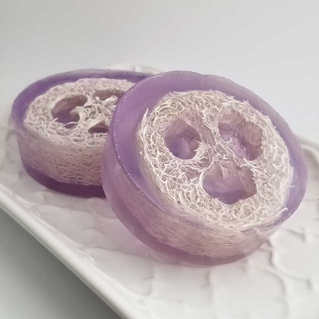 Lavender Loofah Soap by Dallas Soap Company