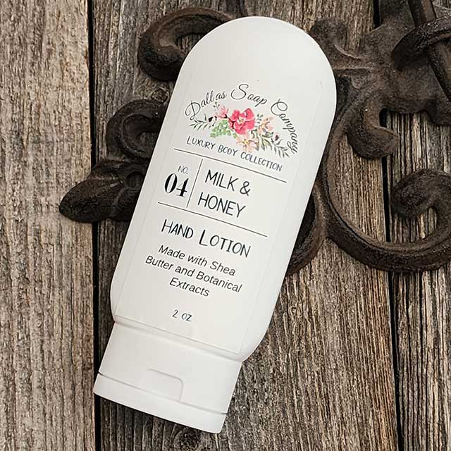 Milk and Honey Hand Lotion - Travel Size | Dallas Soap Company